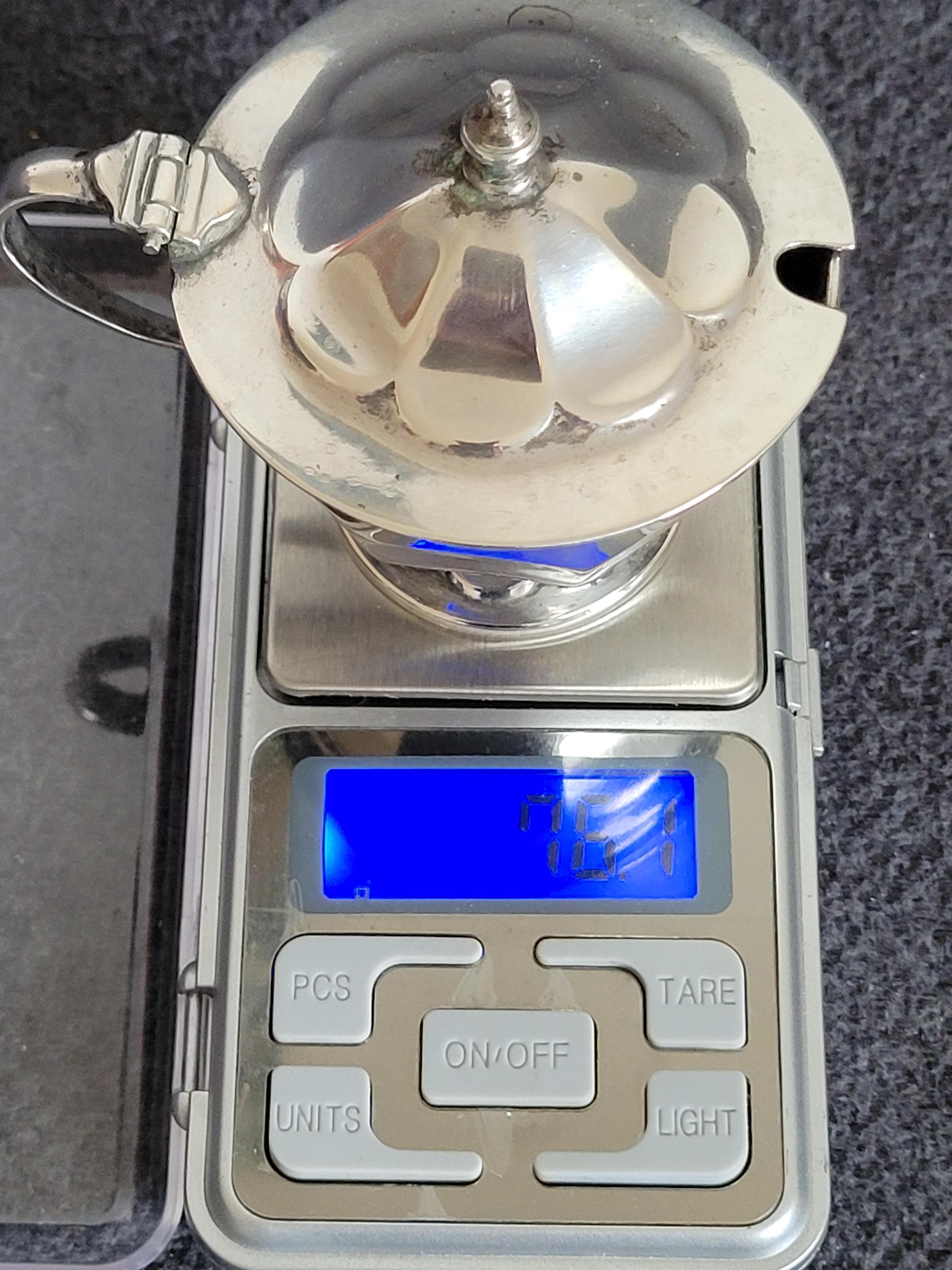 ヴィンテージ スターリングシルバー マスタードポット - Etsy 日本