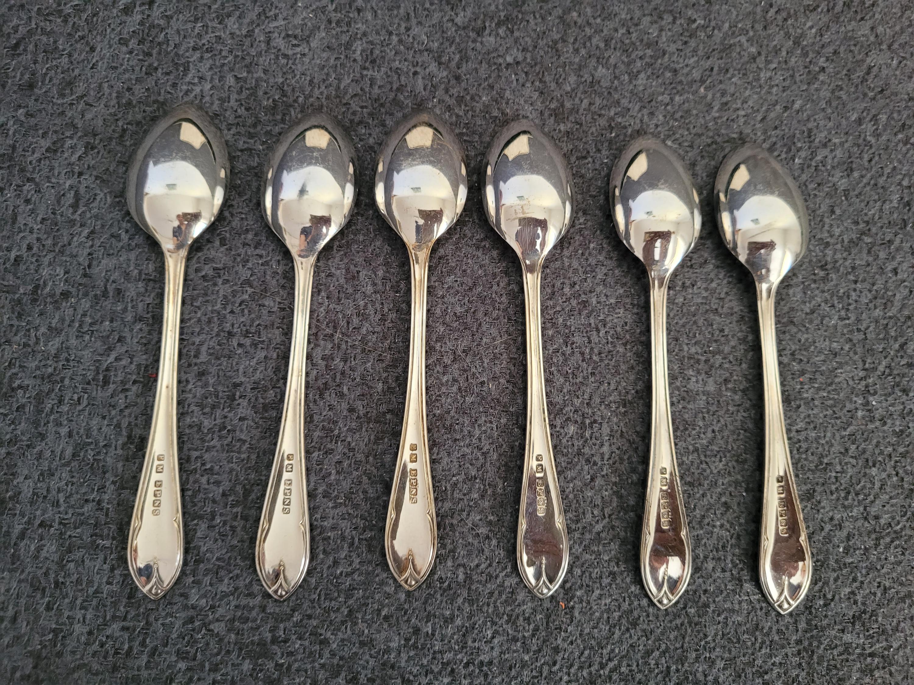 エレガントなヴィンテージの銀メッキティースプーン6本セット - Etsy 日本