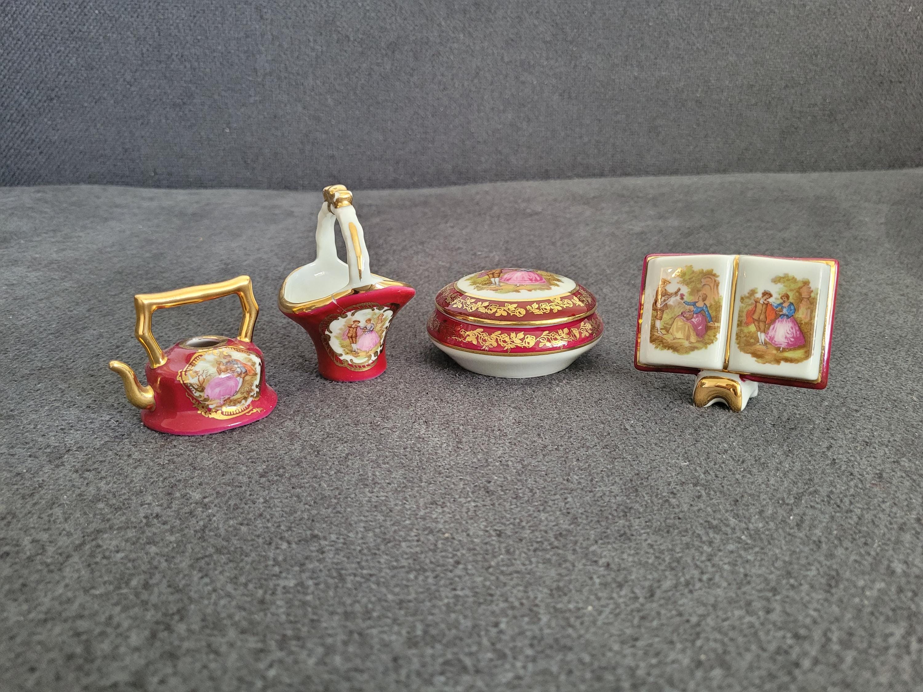 フランス製リモージュ空瓶デキャンタ　シリアルNo. 入り Porcelaine de limoge vintage - Etsy 日本
