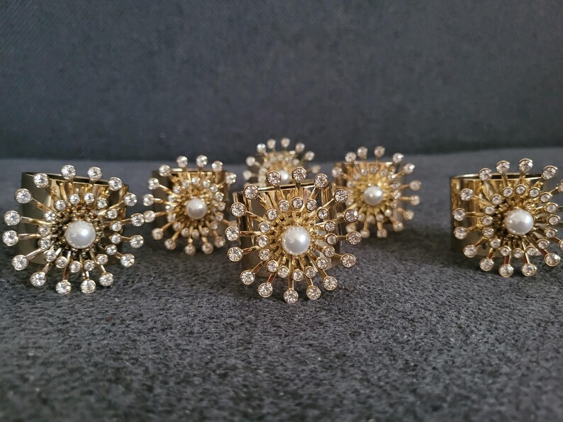 Joanna Buchanan Pearl Star Napkin Rings - Thumbnail 4