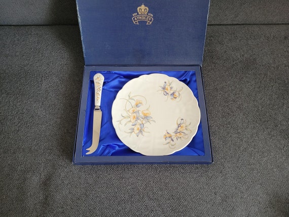 Vintage New Cheese Set by Aynsley. - Etsy