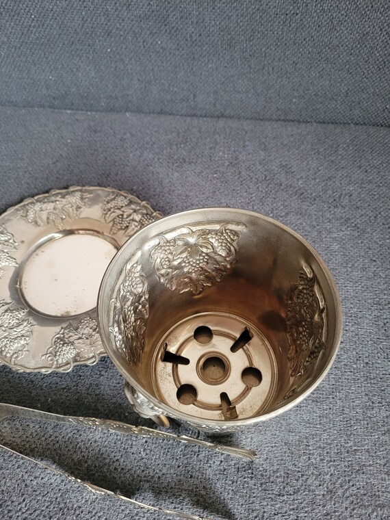 ヴィンテージのアイスペールとトングのセット。 - Etsy 日本