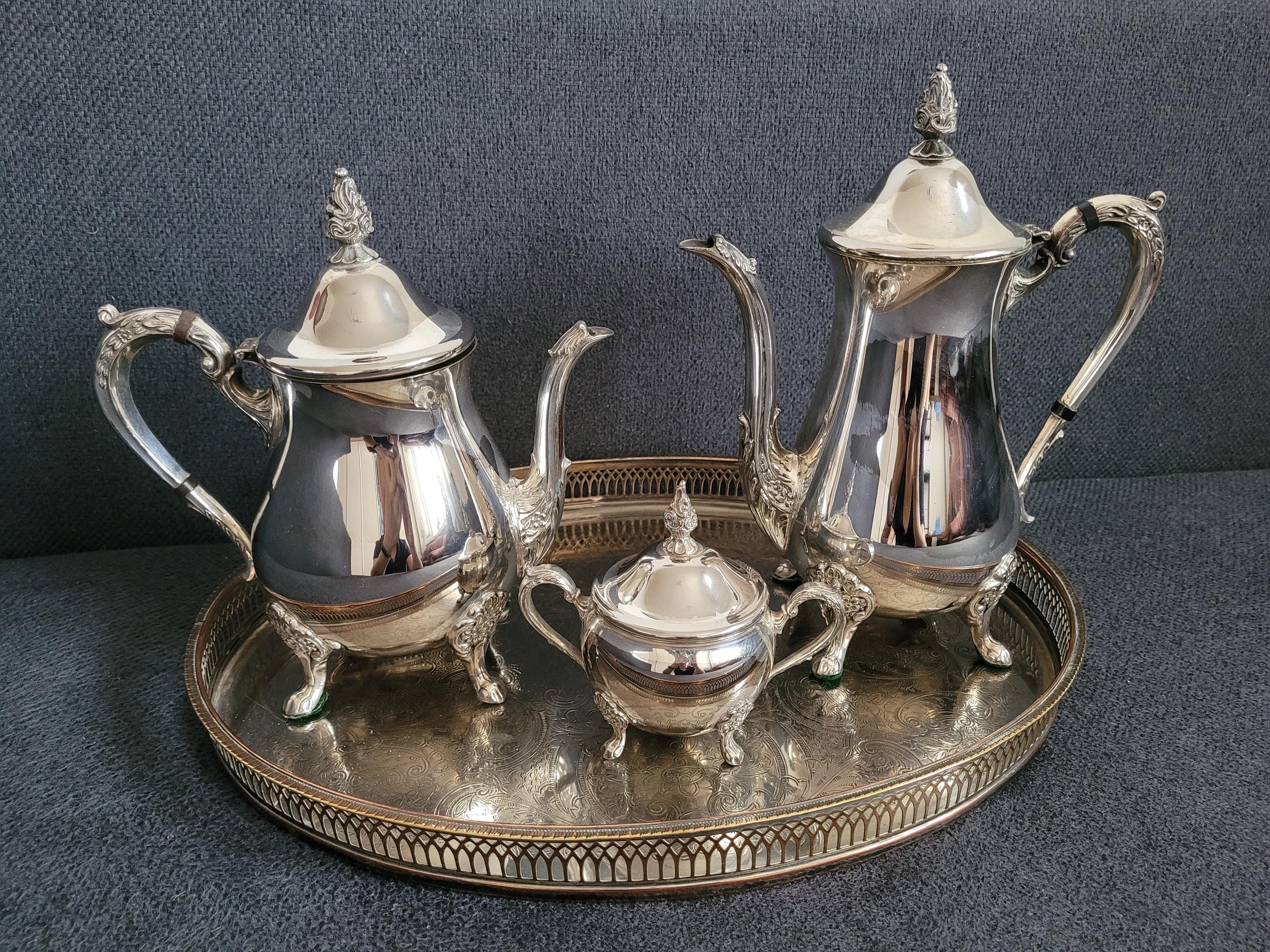Vintage Silver-plated Viners Tea Set of 4 Pieces - Etsy Canada