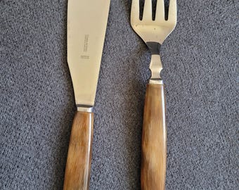 コーク＆サン（イギリス、シェフィールド）のヴィンテージ魚カトラリー