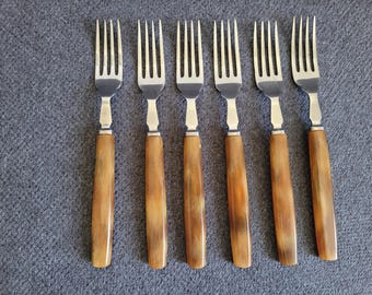 コーク＆サン（イギリス、シェフィールド）のヴィンテージ魚カトラリー