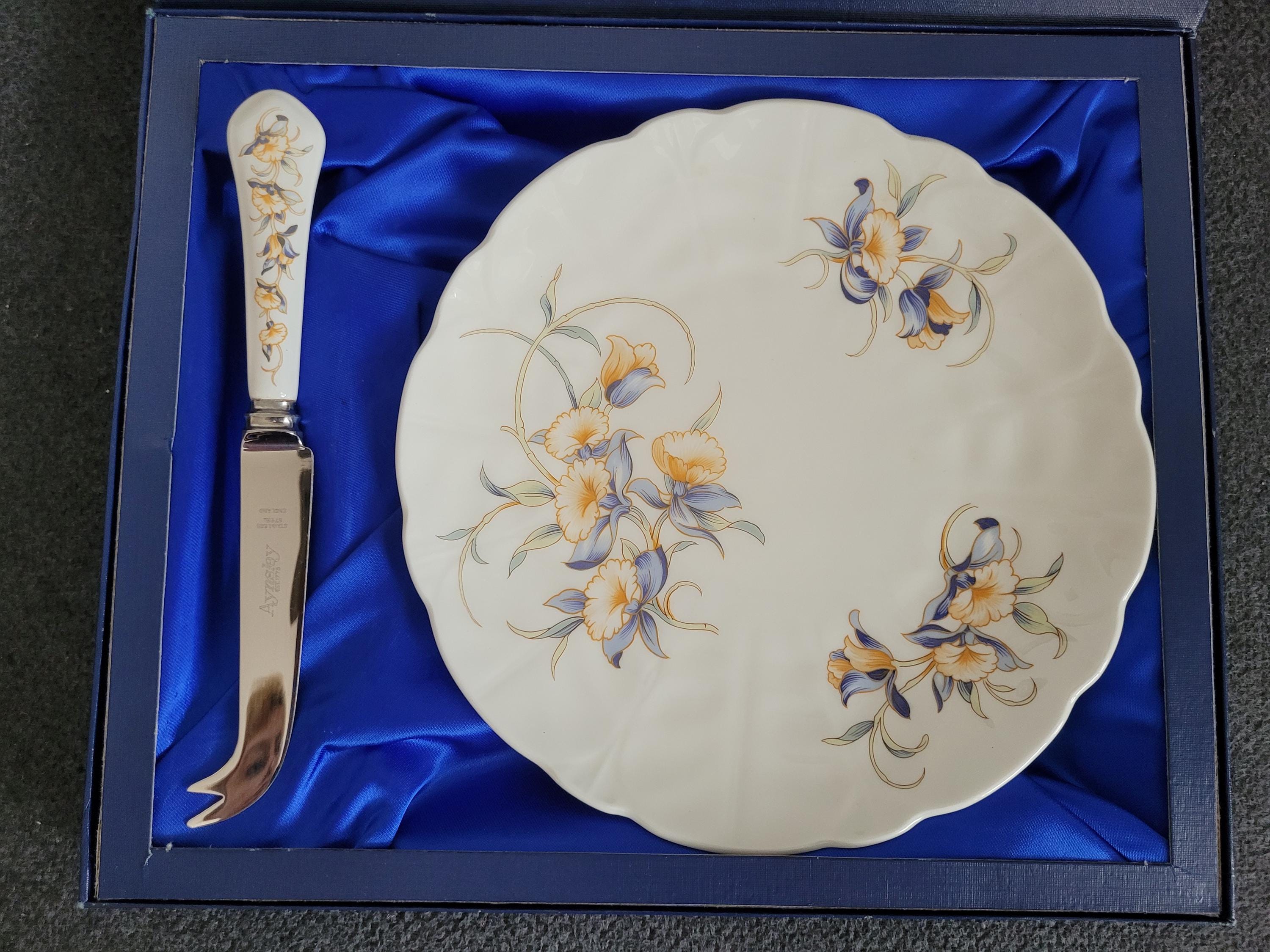 Vintage New Cheese Set by Aynsley. - Etsy