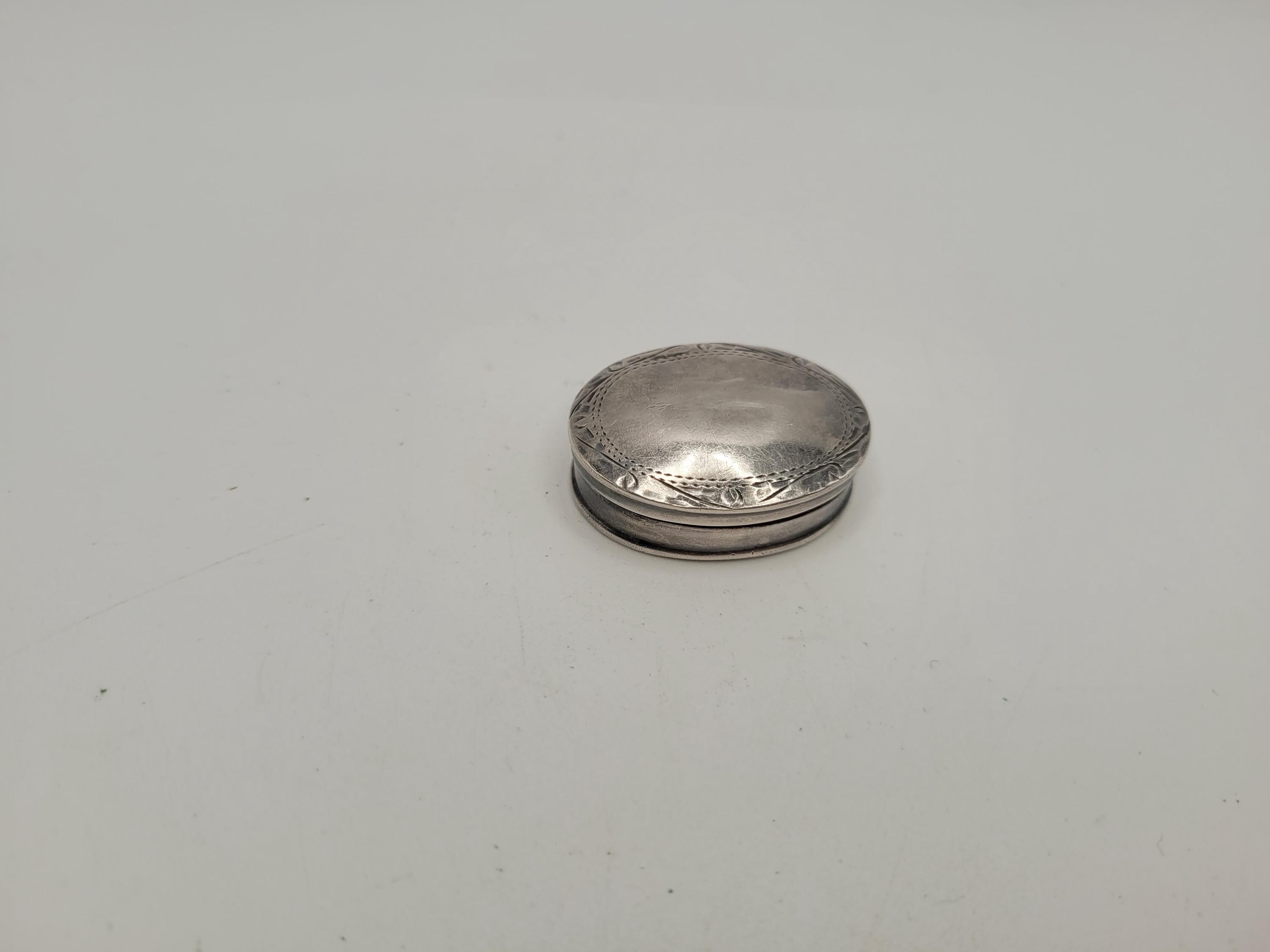 Vintage Sterling Silver Pill Box - Etsy