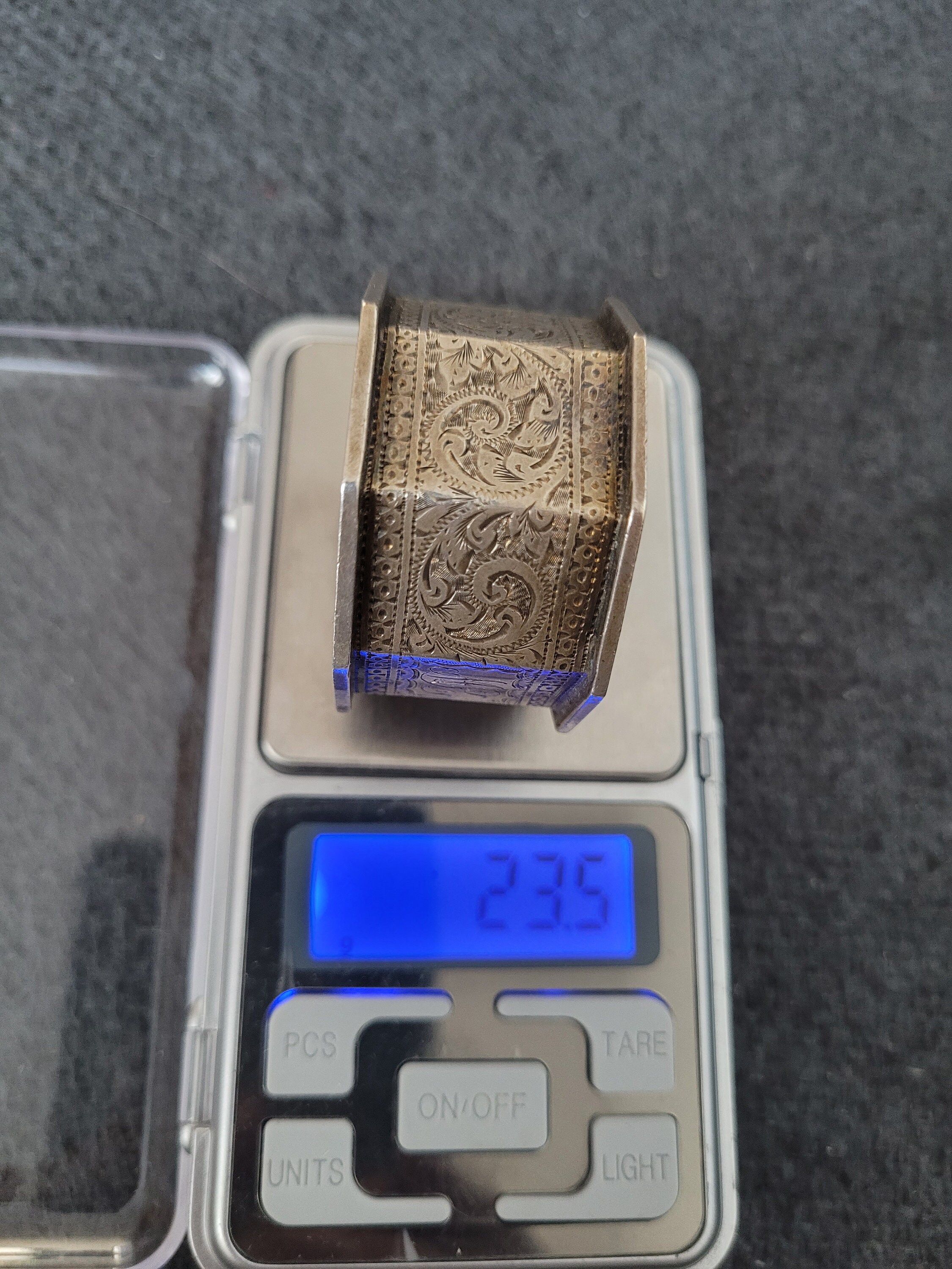 19世紀後半のアンティークナプキンリングスターリングシルバー - Etsy 日本