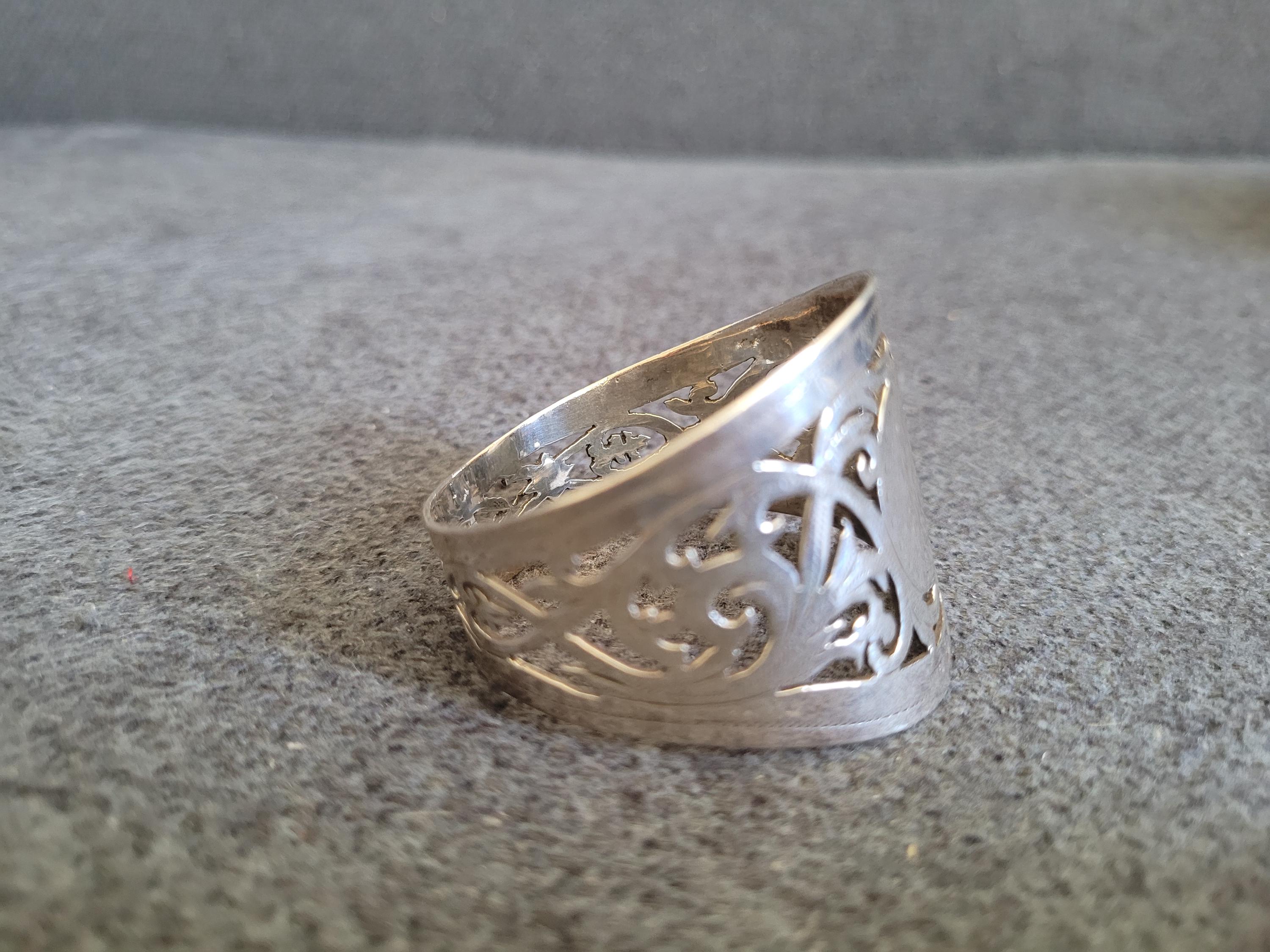 アンティークの純銀製ナプキンリング、19世紀 - Etsy 日本