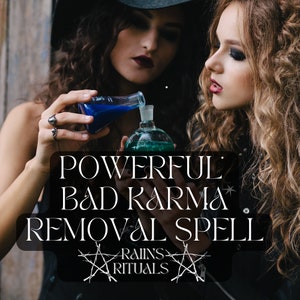 POWERFUL BAD KARMA Removal Same Day 24 hr Casting, Fast Results, Powerful Incantations, Crystals Oracle Readings, Tarot, Spells Photo Proof