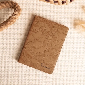 Custodia in pelle per Kindle con fiori marroni retrò, custodia Kindle personalizzata, custodia per tutti i nuovi Kindle 7" 2024, custodia per Kindle Paperwhite 11a e 12a generazione