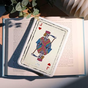 Death Card Kindle Paperwhite 12th Gen 7'' Auto Wake/Sleep Kindle Hülle Colorsoft Kindle 11th Gen 7 2024 Cover Kobo Clara Case Bookish Geschenk