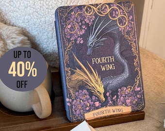 Fourth Wing Dragon Kindle Colorsoft Case with Strap, Bookish Personalized Kindle Case, Kindle Basic 6'', Kindle Oasis, Bookish Gift Idea