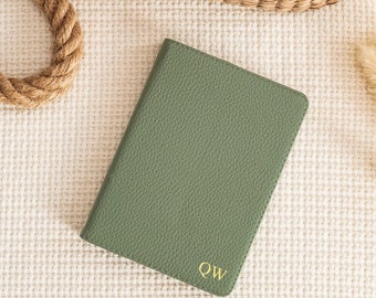 Retro Green PU Leather Kindle Case, Personalization Kindle Case, All new kindle 7" 2024 Case, Kindle Paperwhite Case 11 Gen, 12 Gen