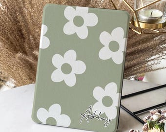 Grayish green New Kindle 11th Generation 2024 Case, Kindle Case Paperwhite 2024 cover Paperwhite 7 case kindle 11th Gen Colorsoft Cover gift
