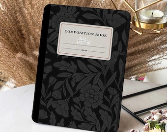Composition Book Kindle Paperwhite 2024/2021 Auto Wake/Sleep Case, Kinde 11th 6'' Paperwhite Colorsoft Case, Kobo Libra BW Case Gift for Mom