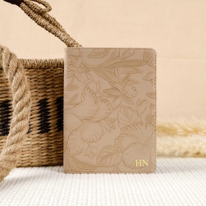 Custodia Kindle in pelle con motivo floreale albicocca retrò, custodia Kindle personalizzata, custodia per tutti i nuovi Kindle 7" 2024, custodia per Kindle Paperwhite 11a e 12a generazione