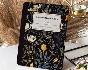 Composition Book Kindle Paperwhite 2024/2021 Auto Wake/Sleep Case, Kinde 11th 6'' Paperwhite Colorsoft Case, Kobo Libra BW Case Gift for Mom