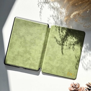 Custodia in pelle testurizzata verde scuro per Kindle 11a generazione (2024), custodia per Kindle Paperwhite 2024, custodia per Kindle Paperwhite 7 (12a generazione), regalo