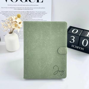 Green Cover Leather iPad Case New iPad Air 11 2024 Case iPad Cover iPad Pro 2024/2023/2022 Case iPad 10th 2022 10.9 iPad Mini 6 2021