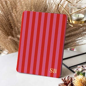 Retro Stripes Kindle 11th Gen 2024 Case Auto Wake/Sleep Kindle Case Cover Colorsoft Paperwhite 2024 Cover Kobo Clara BW Case Mom Gift idea