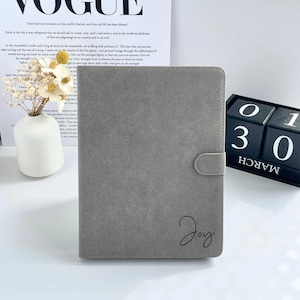 Étui en cuir gris pour iPad, neuf, Étui pour iPad Air 11 2024, Étui pour iPad, iPad Pro 2024/2023/2022, Étui pour iPad 10th 2022 10,9 iPad Mini 6 2021