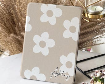 Minimalism Petal New Kindle 11th Gen 2024 Case Auto Wake/Sleep Kindle Case Cover Colorsoft Paperwhite 2024 Cover Kobo Clara Case Mom Gift