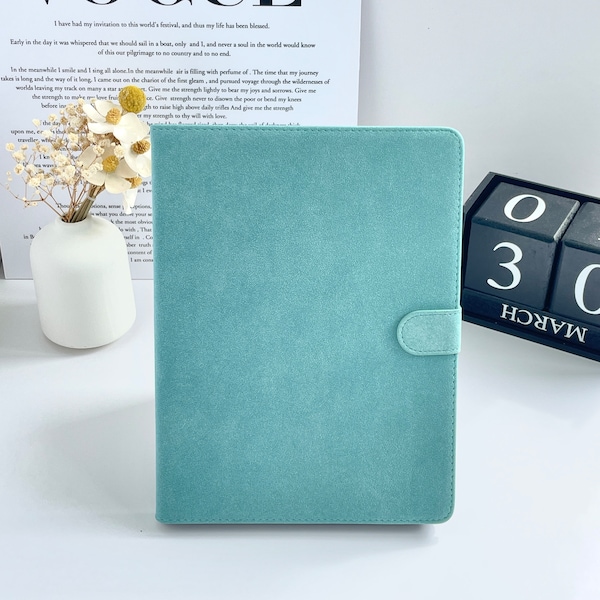 Blau-grüne Hülle Leder iPad Tasche iPad Air 4 Case iPad Cover iPad Pro 2023/2022/2021 Hülle iPad Air 5,4,3,2,1 Pro11 12,9 10,2 9,7 Zoll mini6