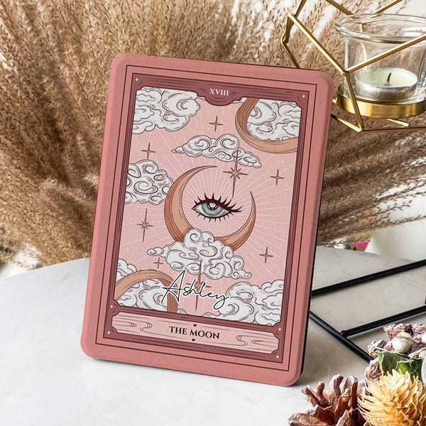 The Moon New Kindle 11th Gen 2024 Case Auto Wake/Sleep Kindle Case Cover Colorsoft Paperwhite 2024 Cover Kobo Clara Case Mom Gift idea 