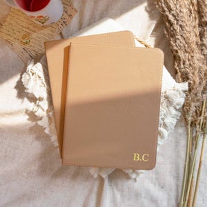 Brown Lychee Leather iPad Case Personalized iPad Case iPad Air 5 4 iPad Pro 2022 10.9&#39;&#39; Case iPad Mini 7 6 iPad 2021/20/19 Case Gift for him