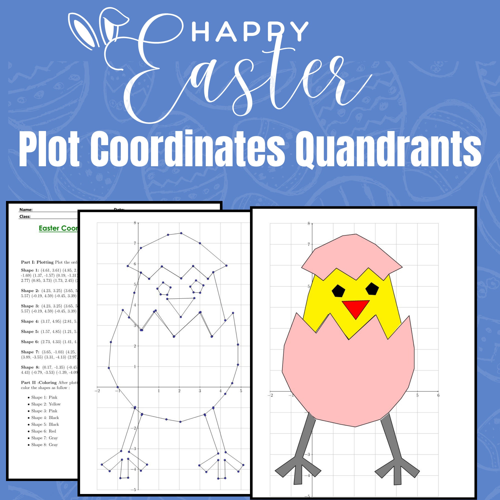 Easter Coordinate Plane Mystery Graphing Picture and Coloring Shapes 4-quadrant Math Activity No Prep Geometry Printable Worksheets - Etsy easter-coordinate-plane-mystery-graphing-picture-and-coloring-shapes-4-quadrant-math-activity-no-prep-geometry-printable-worksheets-etsy