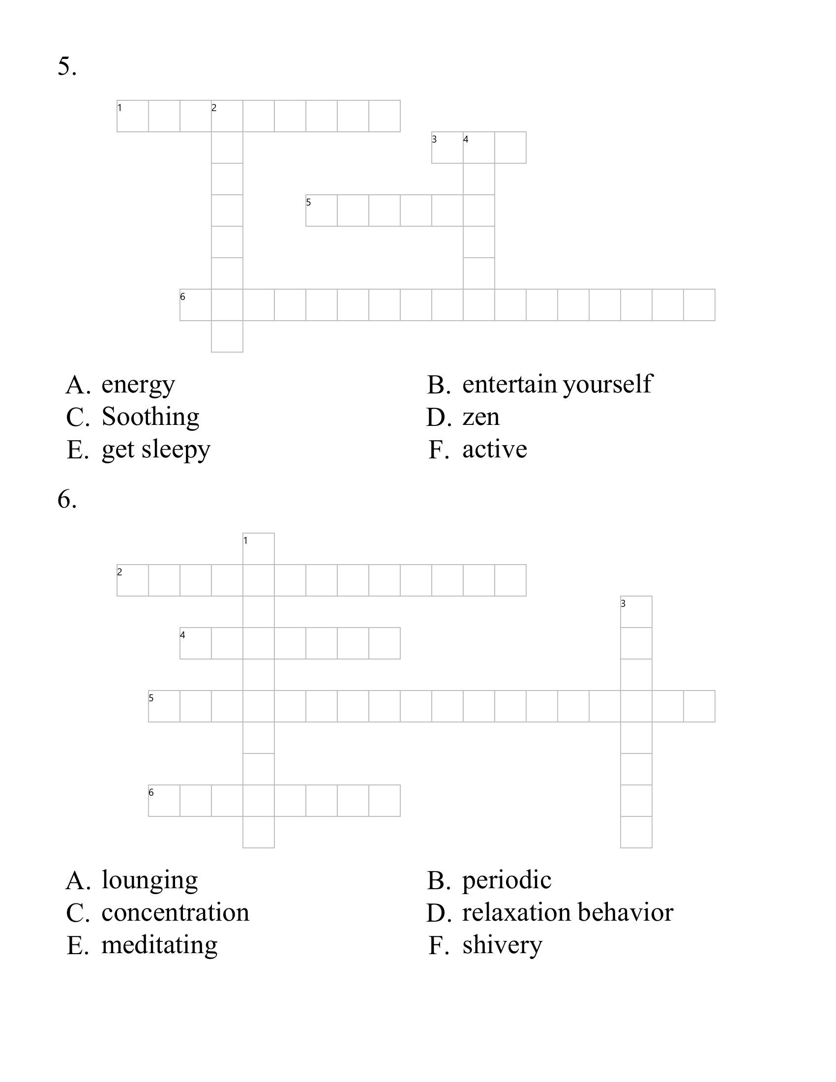 Anxiety Relief Crossword Puzzle Printables For Adults 200 Etsy México Anxiety Relief Crossword Puzzle Printables For Adults 200 Etsy México