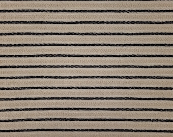 Black & Cream Stripes | Fabric by the Yard, upholstery, sewing, upholstery fabric, sewing supplies, Spring fabric, cotton fabric