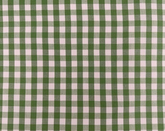 Green Picnic Gingham | Fabric by the Yard