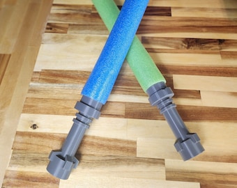 Pool Noodle Lego LightSaber Handles (2)
