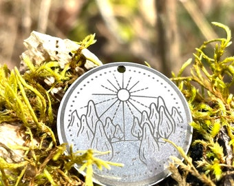 Médaille forêt pour animal de compagnie