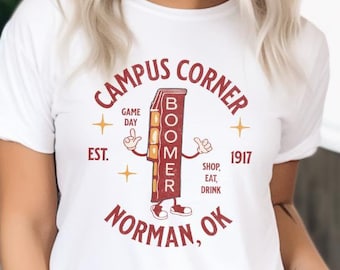 Meet Me at Campus Corner T-shirt Norman Oklahoma OU Sooner Game Day