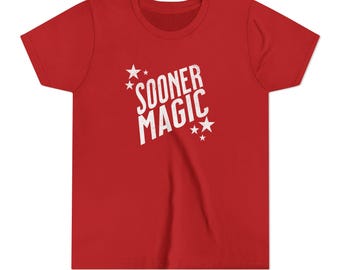 Sooner Magic Youth T-shirt: Oklahoma Football Game Day Lucky Tee