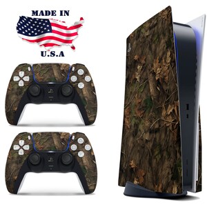 Full Set Skin Decal for PS5 Console Disc Edition,Red Dead