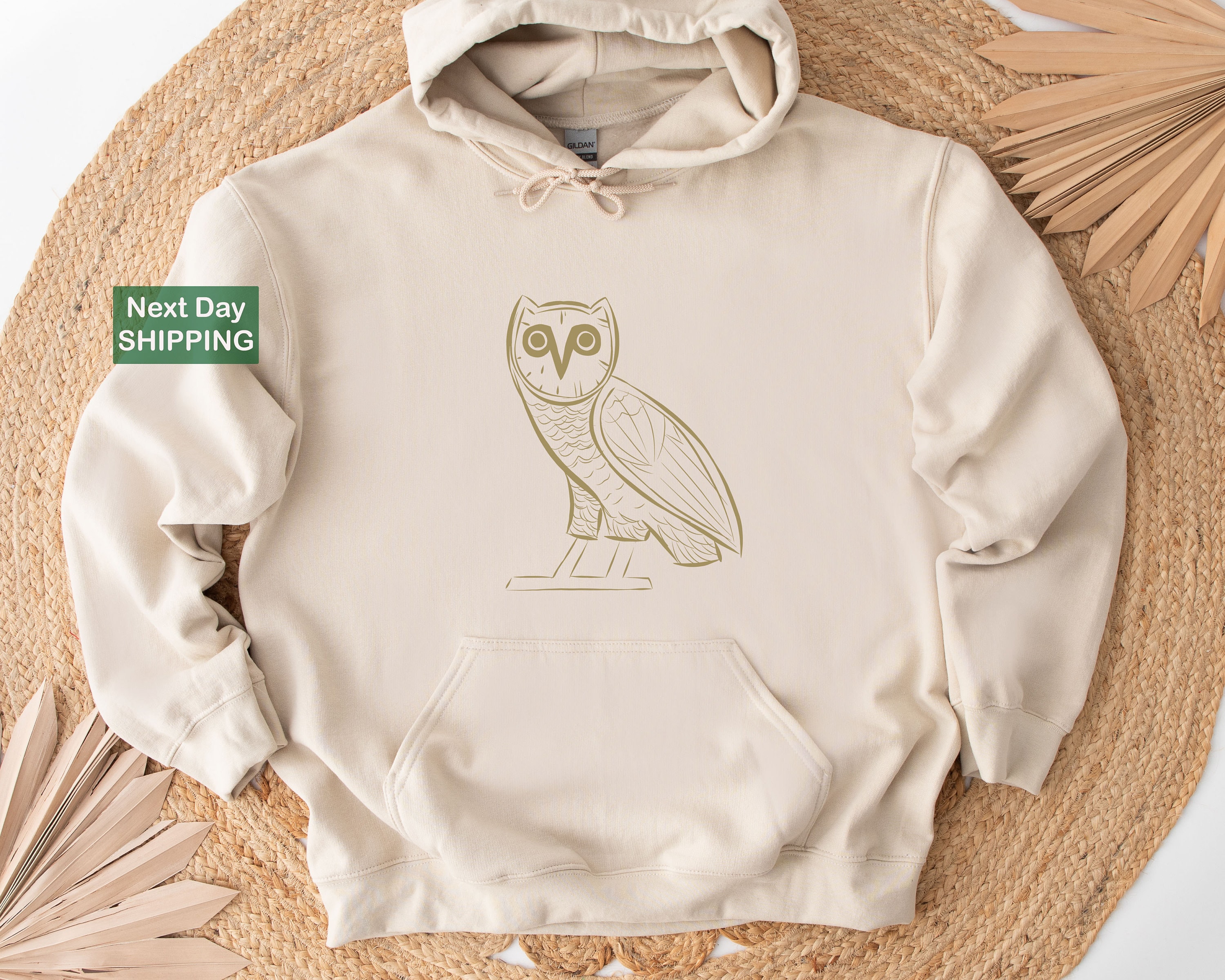 OVO OG Owl Hoodie Chicago Exclusive Gold White Black USA Flag  October's Very Own