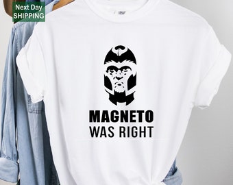 Magnéto avait raison ! Chemise Xmen 97 l Chemise Marvel I Cadeaux pour les amateurs de bandes dessinées, chemises de cinéma, chemises de bandes dessinées, chemise nostalgie