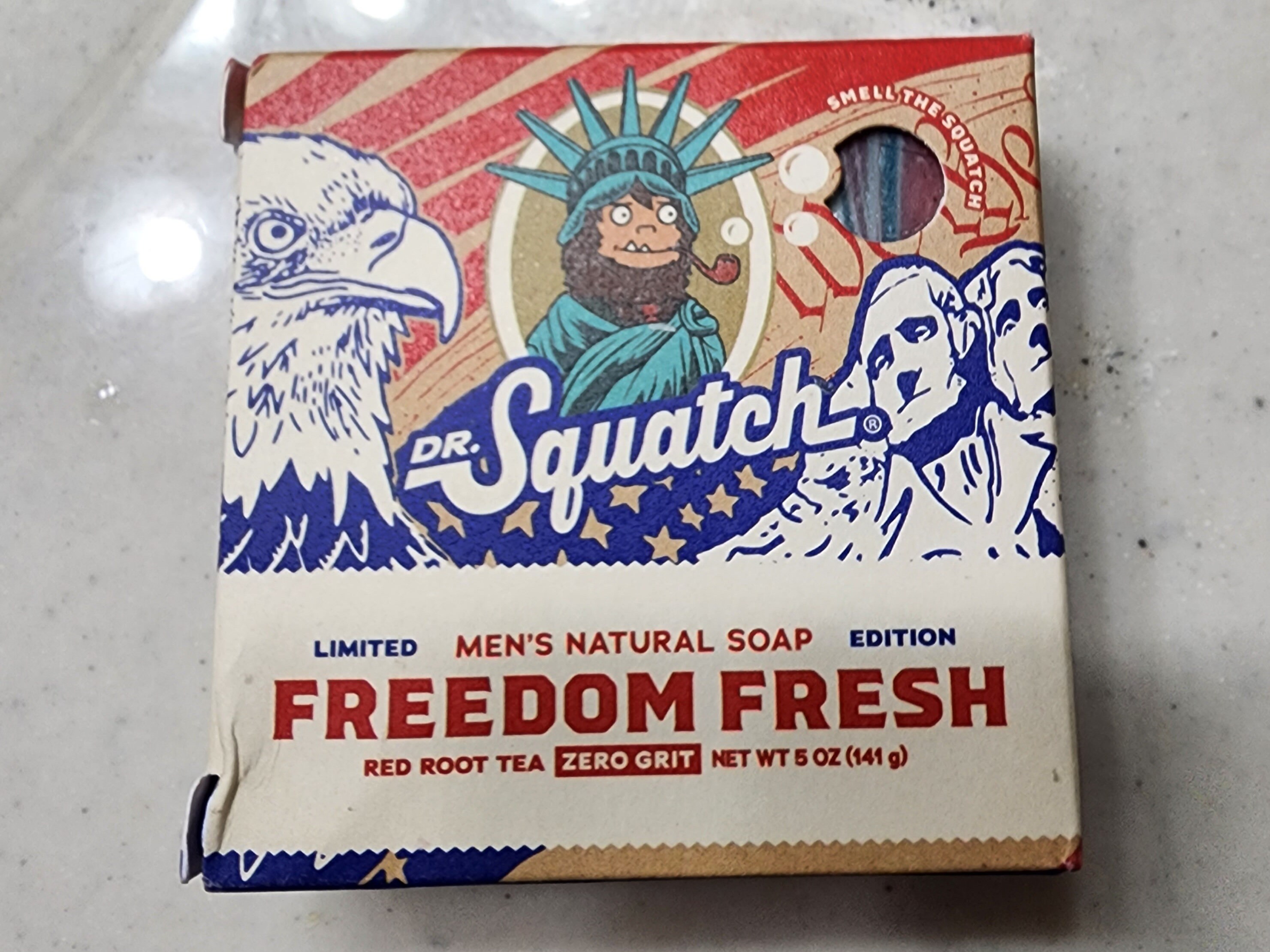 Dr. Squatch Men's Natural Bar Soap for All Skin Types, Spidey Suds