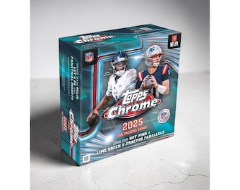 2025 Topps Chrome NFL Football Blaster Box Sealed New In Hand Ready To Ship!