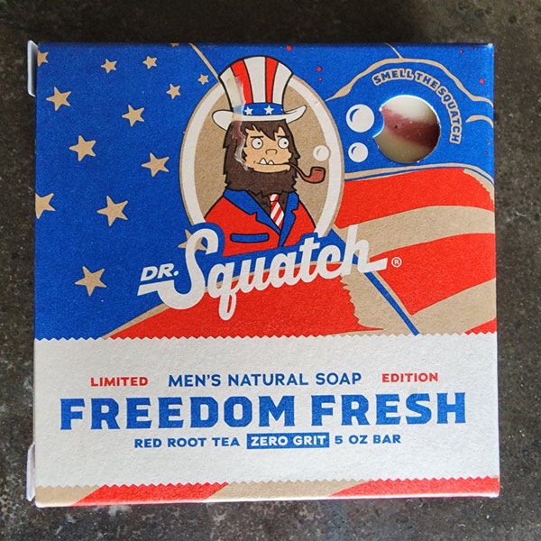 Dr. Squatch Freedom Fresh Limited Edition Bar Soap - 5oz