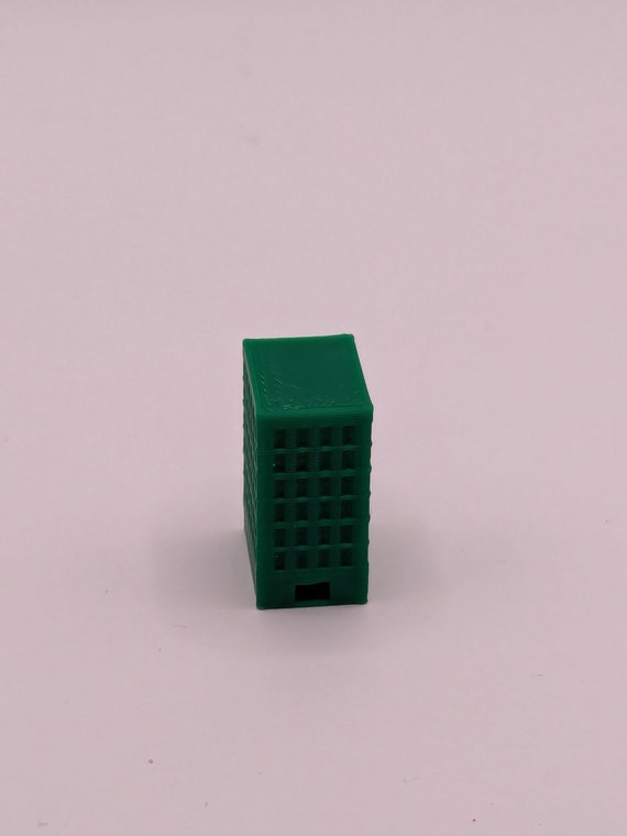 Skyscraper Hotel and Apartment Houses Monopoly Style 3D