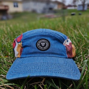 5-Panel Blumen Hut