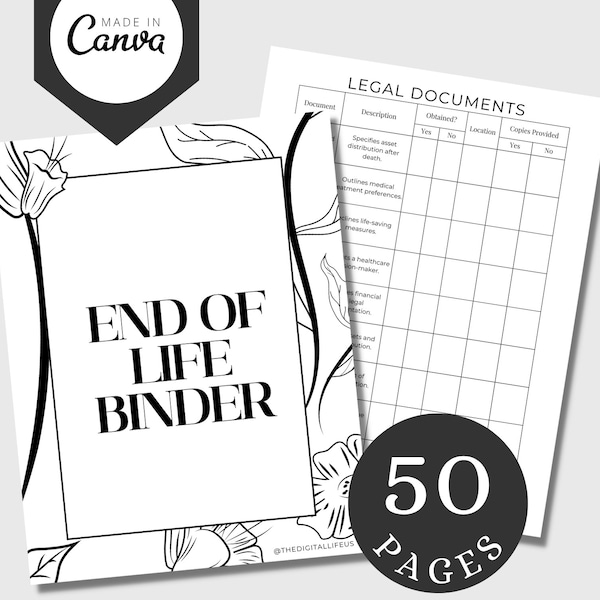 Death Binder Etsy Death Binder Etsy