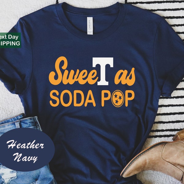 Sweet As Soda Pop Tennessee Shirt, Tennessee Football Tee, Football Shirt