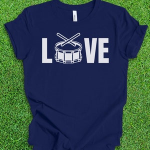 Marching Band Shirt, Drum Lover Gift, Gift for Drummer, High School Marching Band T-Shirt, School Band Shirts, Drumming TShirt, Drummer Gift