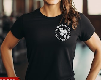 Funny Women's Boxing T-Shirt: 100% Cotton S-3XL